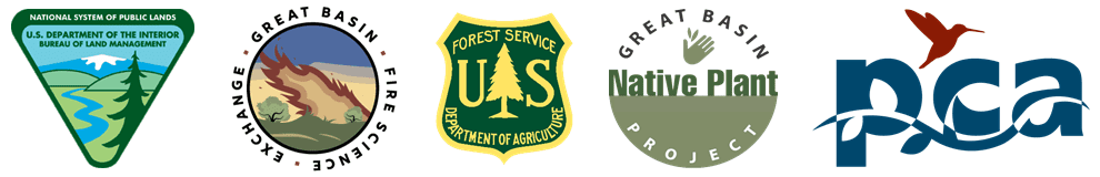 Collage of logos featuring: BLM, GBFSE, USFS, GBNPP, PCA Collage of logos featuring: BLM, GBFSE, USFS, GBNPP, PCA