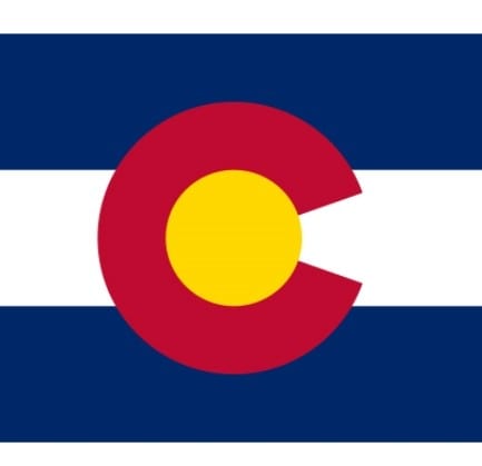 Portion of CO state flag