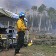 Drone operator on Rx fire